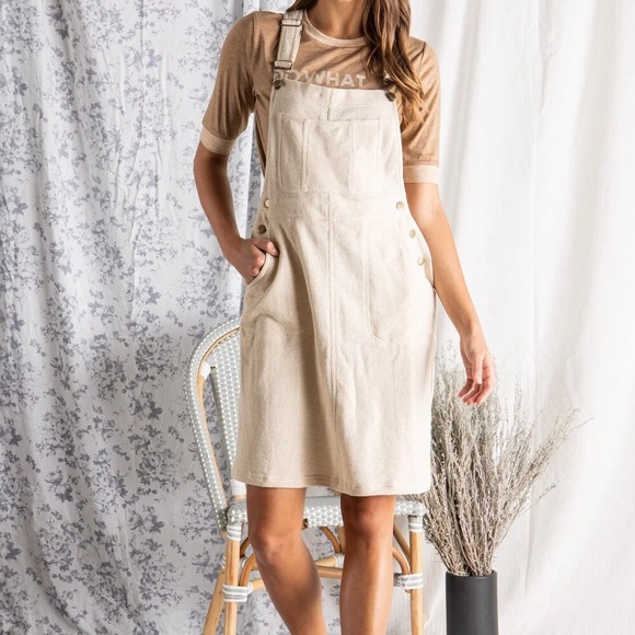 Bates Sisters Dresses & Skirts - Bates Sisters Teena Textured Knit Overall Dress